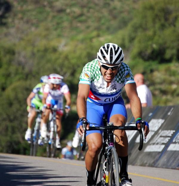 Arnold Alcolea (Cuba) finished second on the day's stage