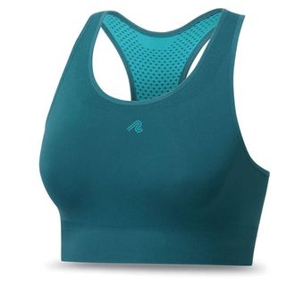 Sweaty Betty BALANCE SEAMLESS BRA - Light support sports bra - heath  green/khaki 