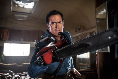 Bruce Campbell as Ash in Ash vs Evil Dead