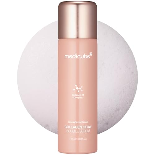 Medicube Collagen Glow Bubble Serum - Fast-Absorbing Bubble-Type Serum That Gives You 24h Glow &amp;amp; Lifted Look - Korean Skincare (3.38fl.oz.)