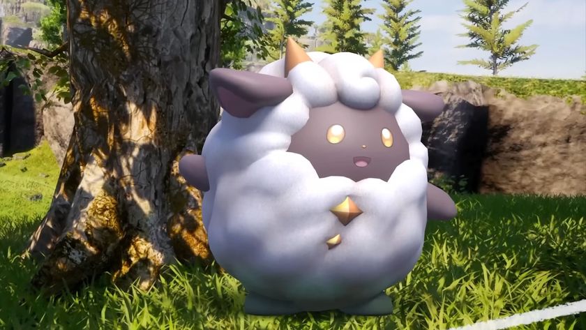 Palworld screenshot of fan animation in official style showing sheep creature