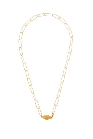 gold chain with chunky clasp, gold jewellery