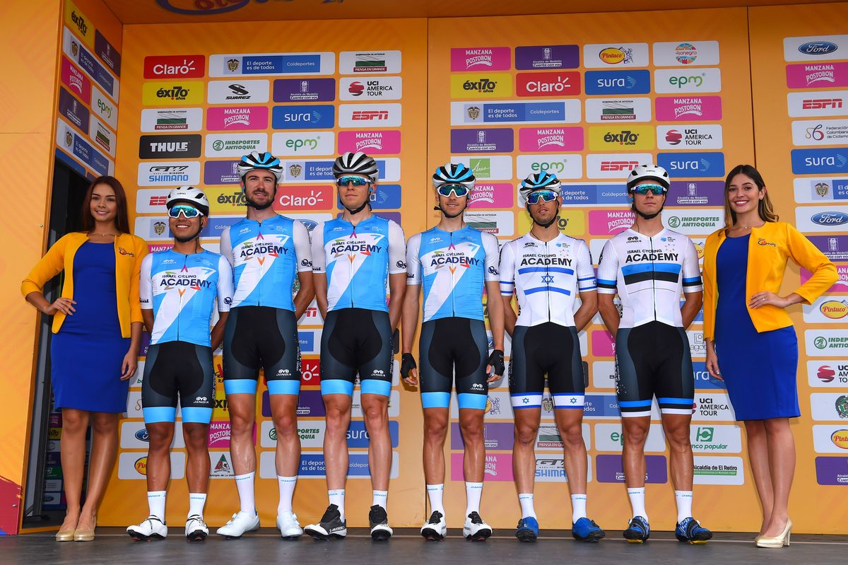 Israel Cycling Academy before stage 2
