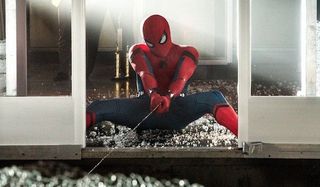 spider-man homecoming spidey tries to save the day