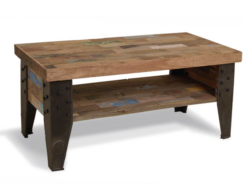 Mariner Coffee Table With Shelf in brown