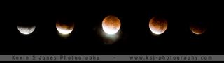 Professional photographer Kevin S. Jones took this photo of the Dec. 10 lunar eclipse from Visalia, Calif.