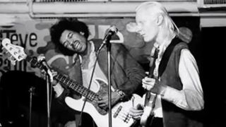 Jimi Hendrix and Johnny Winter
