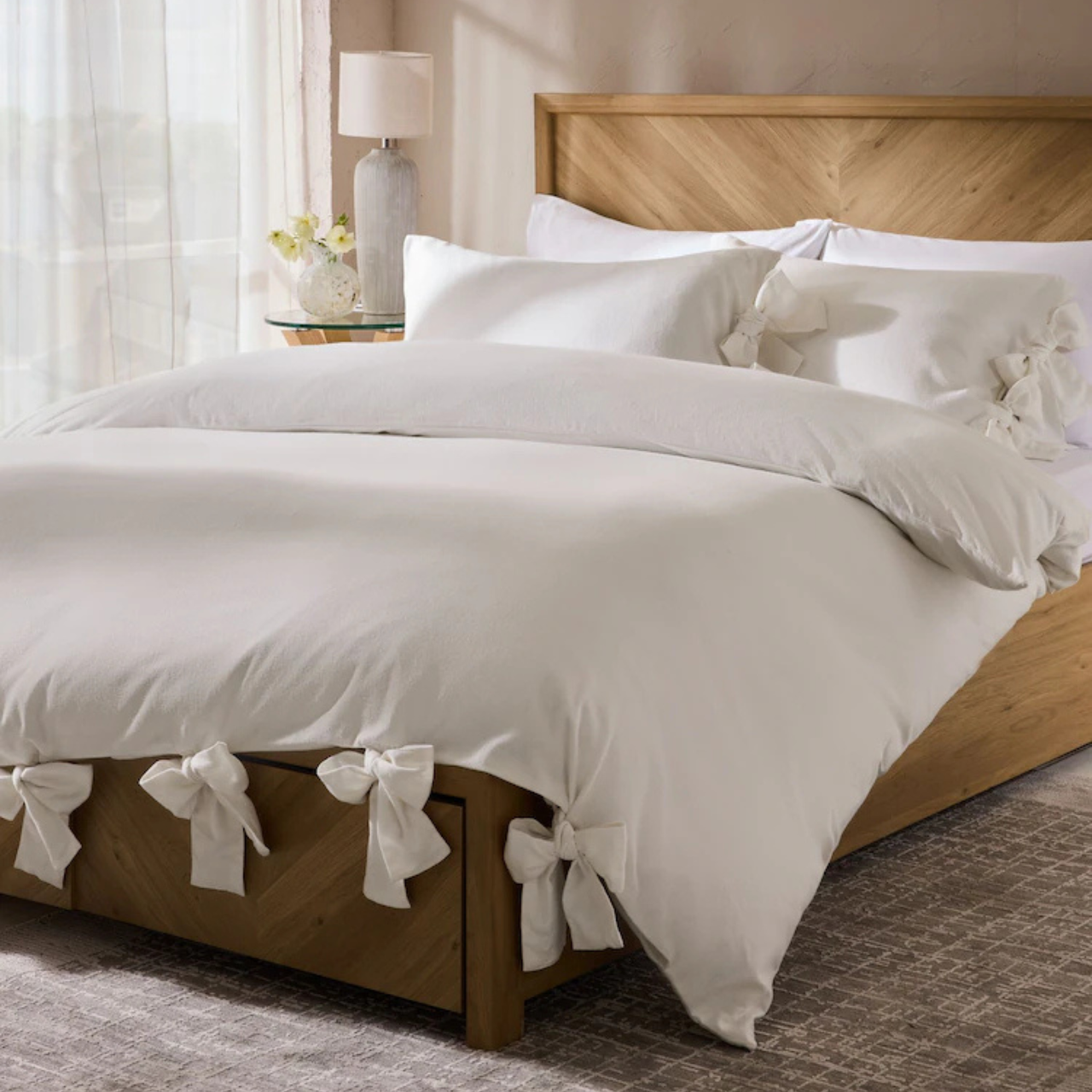 Next’s new brushed cotton bow bedding is so cosy and stylish, I snapped it up immediately – it’s so soft you ‘won’t want to get out of bed’