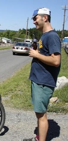 Frank enjoys a new sports drink