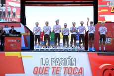 The AG2R Citroën team at the Vuelta a España