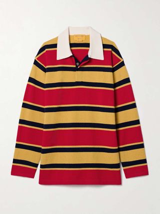 Guest in Residence, Rugby striped cashmere sweater