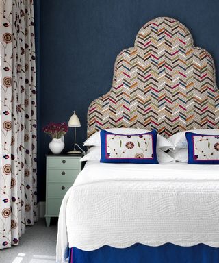 Kit Kemp-designed bedroom suite in her Firmdale Hotel