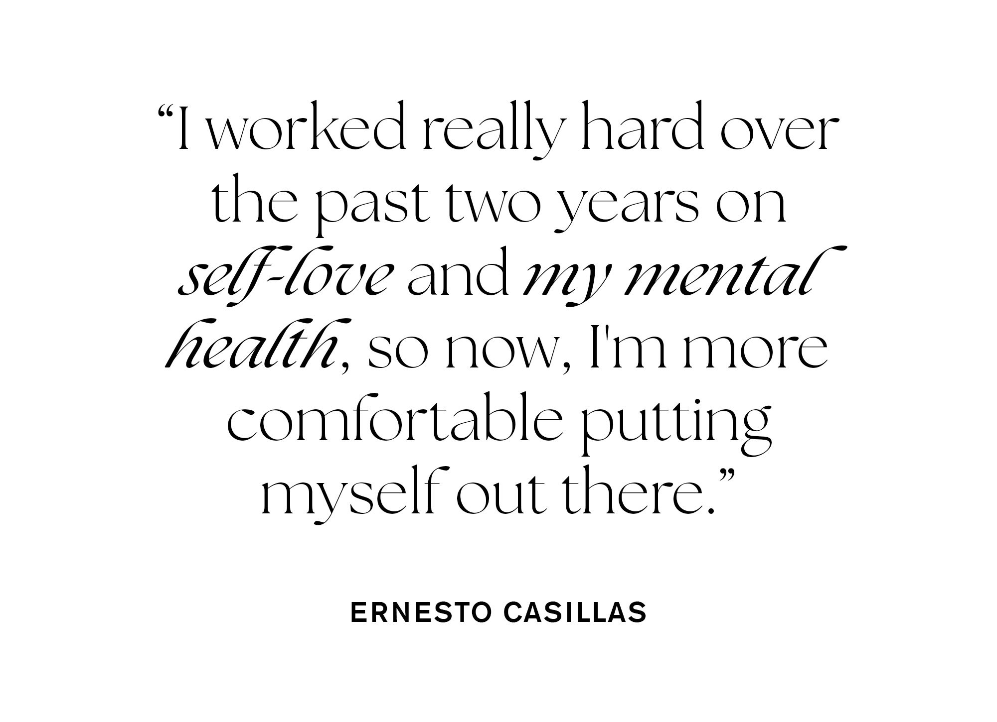 Pull quote from Ernesto Casillas