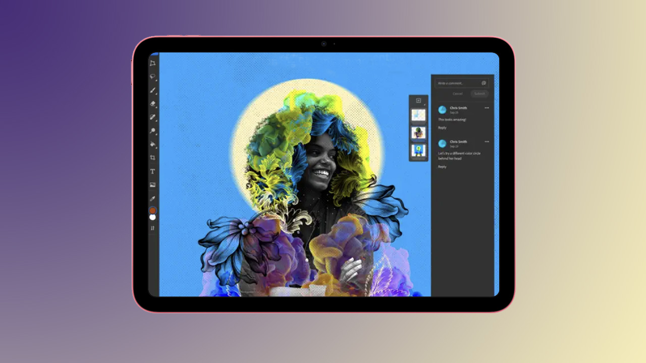 Photoshop app on iPad