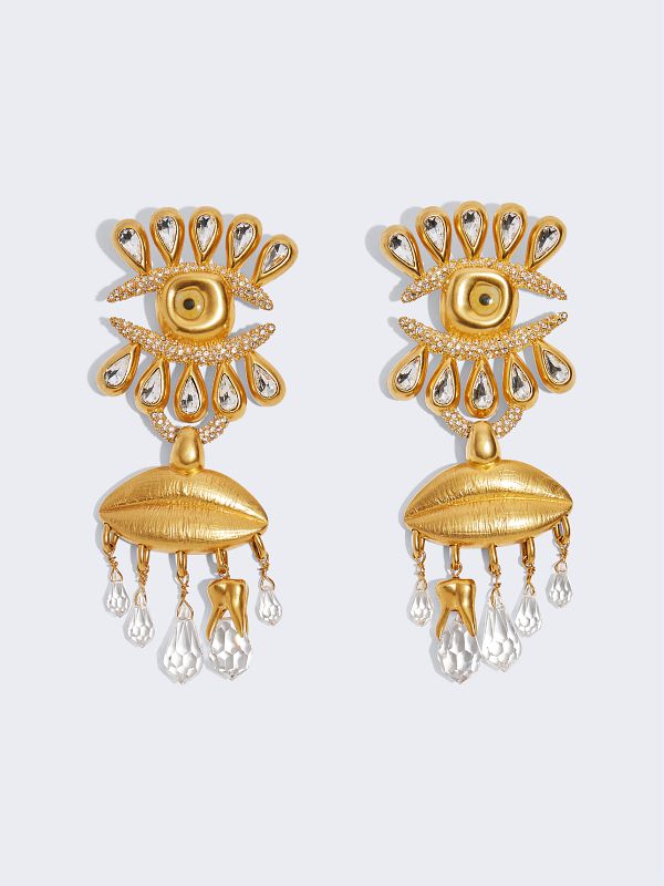 Mouth and Eye Earrings