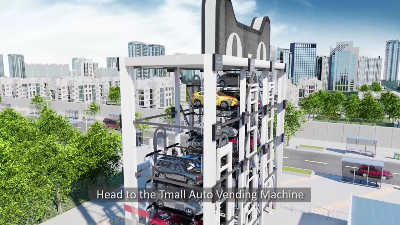 Alibaba vehicle vending.