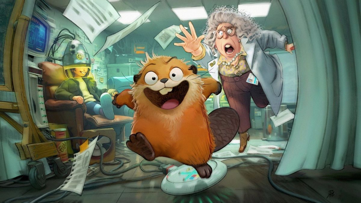 Pixar surprises with new film about a girl who swaps brains with a beaver so she can live in her little kingdom, as one does