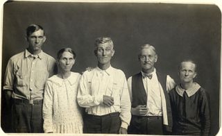Joe and Fanny Carr, Mose Harmon and Bill and Julia Harlan, by Mike Disfarmer