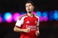 Gabriel Martinelli of Arsenal during the pre-season friendly match between Arsenal FC and Como 1907 at Emirates Stadium on August 12, 2026 in London, United Kingdom.