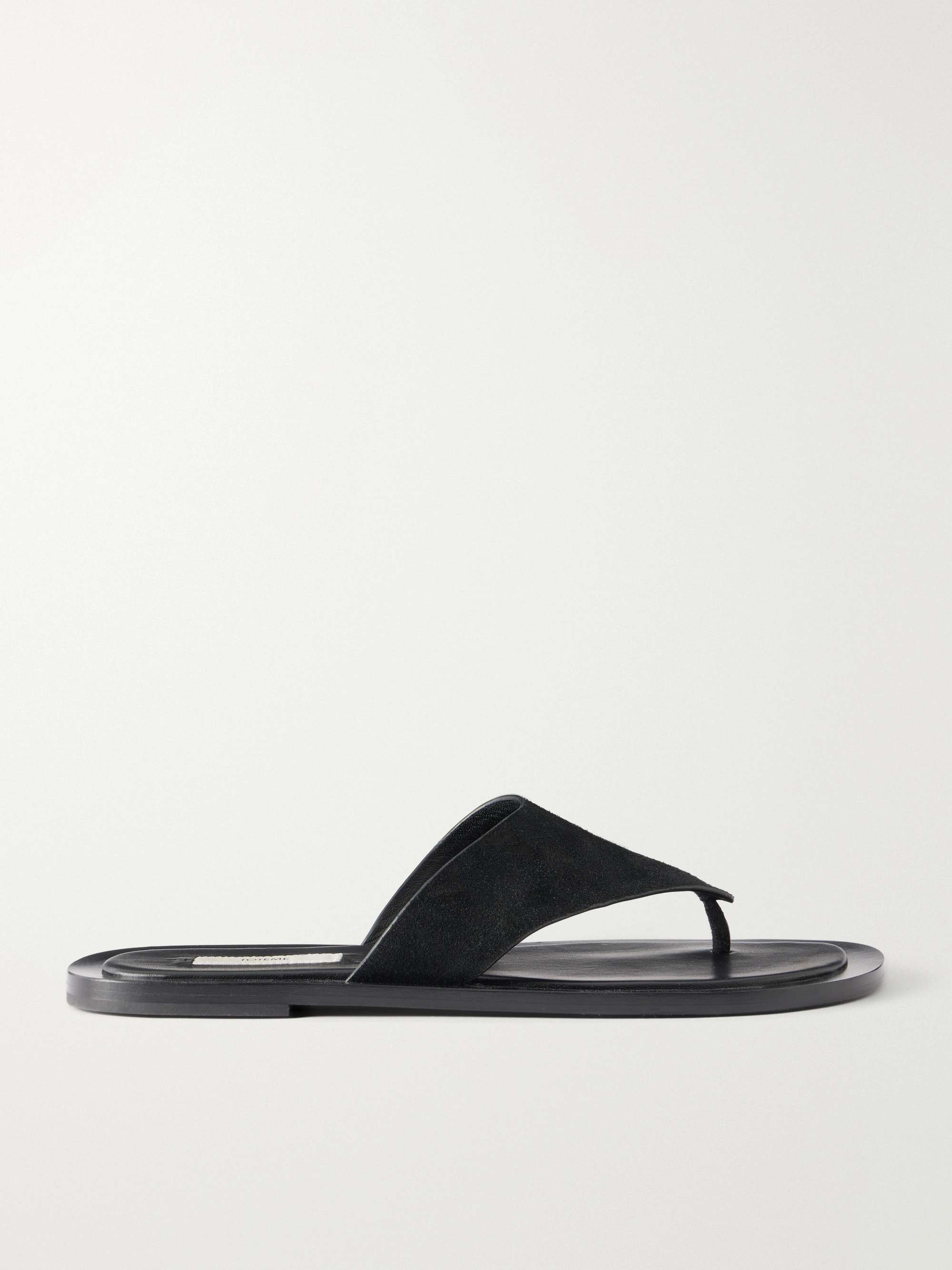 Suede Thong Sandals