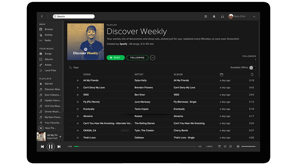 spotify for mac os 10.5