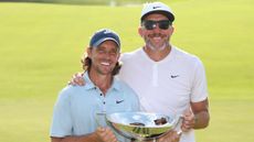 Tommy Fleetwood and his caddie Ian Finnis