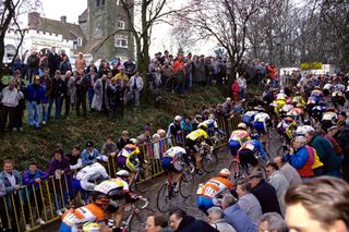 The crowds on the Kemmelberg. Photo: Graham Watson