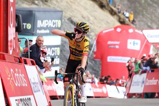 Jonas Vingegaard led Jumbo-Visma's domination on stage 13 of the Vuelta a España atop the Col du Tourmalet