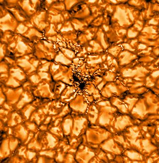 GREGOR sunspot magnetic storm image