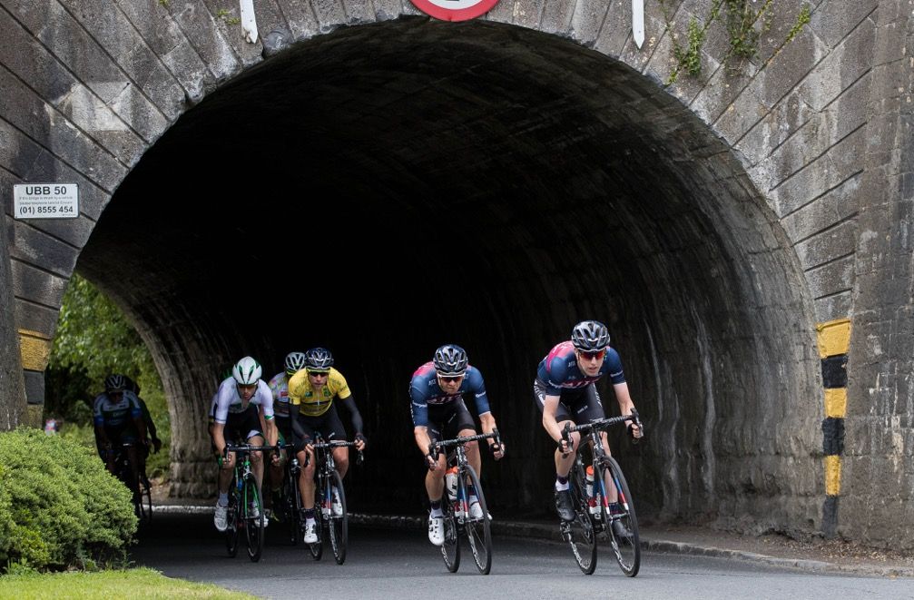 The JLT-Condor team look after James Gullen
