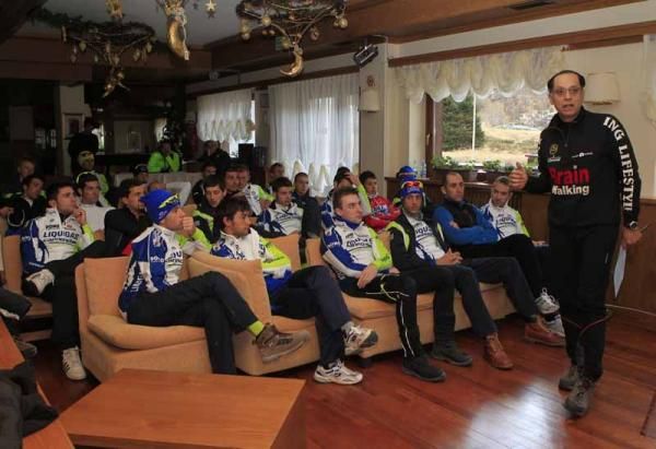 A morning meeting ahead of their activities