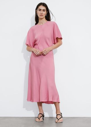 Satin Midi Dress