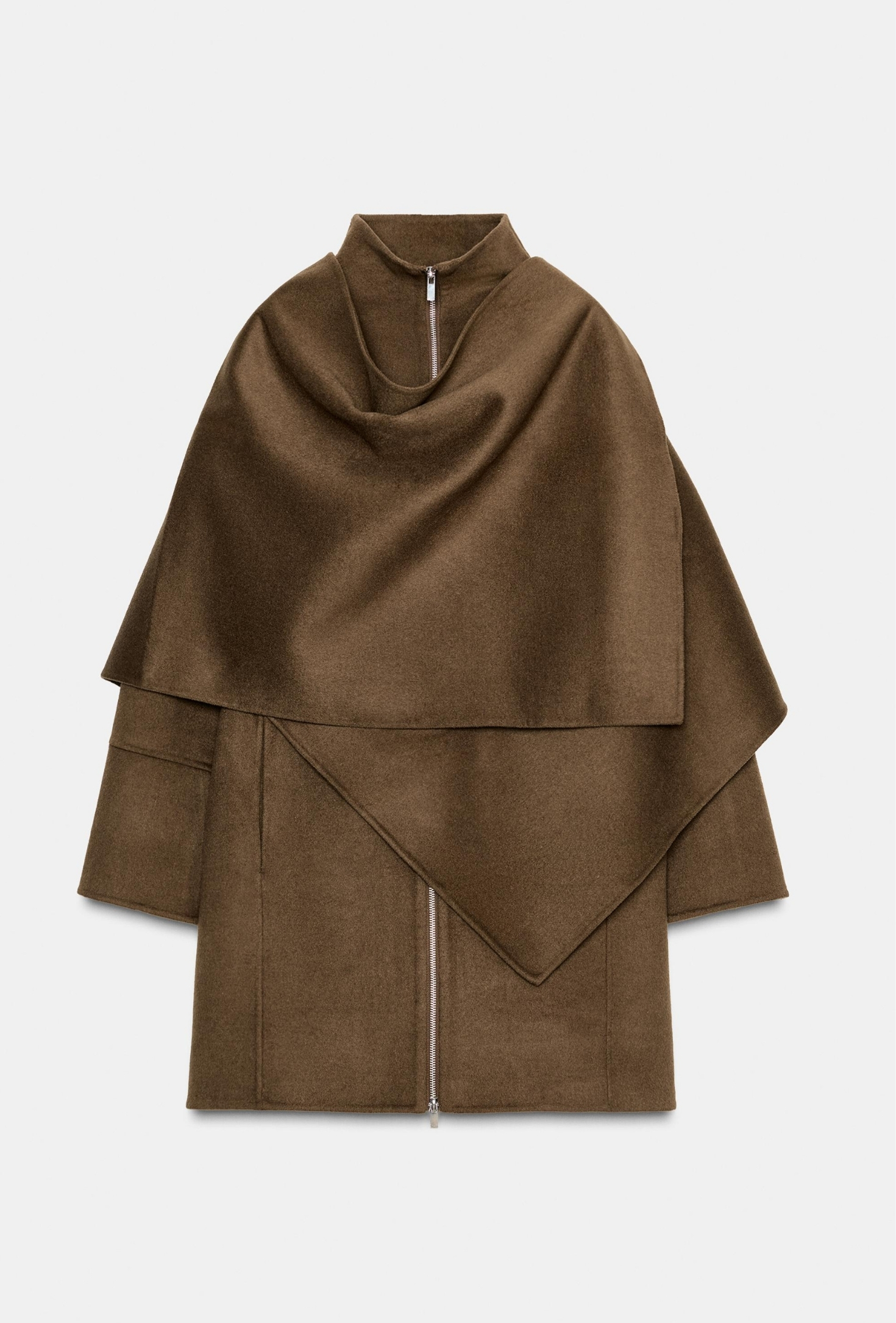 Wool Cape Coat Zw Collection