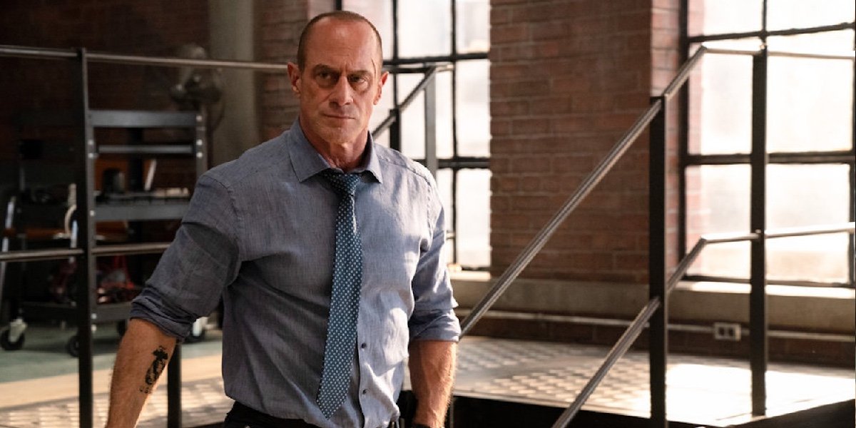 Christopher Meloni as Elliot Stabler in Law &amp; Order: Organized Crime.