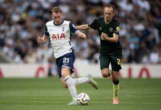 Tottenham beat Brentford 3-1 in this season's earlier meeting between the two sides