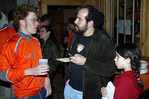 At the team launch in 2005
