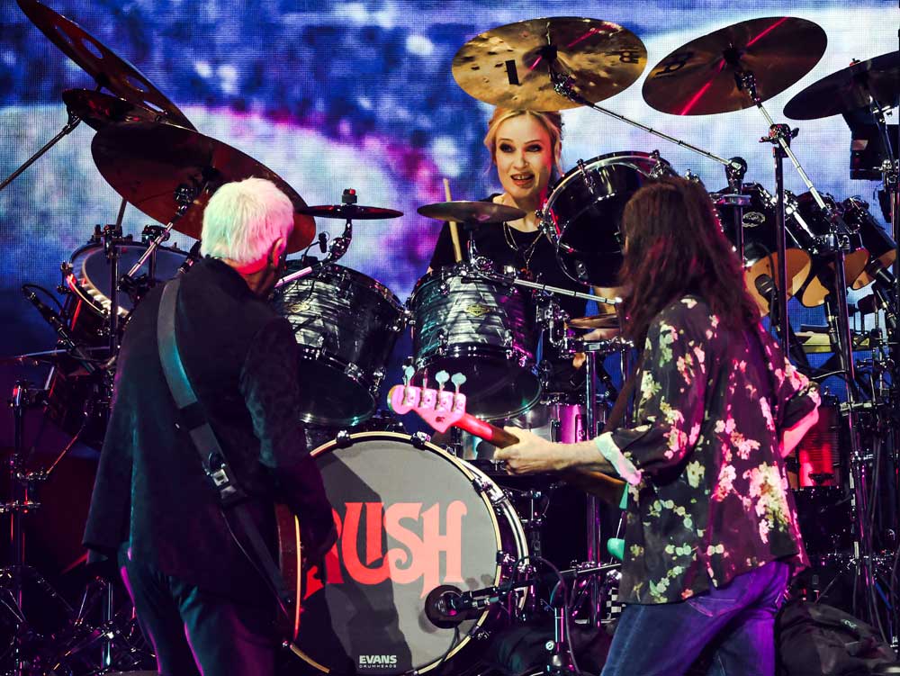 Anika Nilles of Rush performs onstage during the 2026 JUNO Awards at TD Coliseum on March 29, 2026 in Hamilton, Ontario