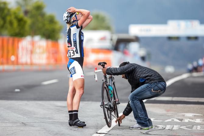 Allie Dragoo (Twenty 16) not having a good day