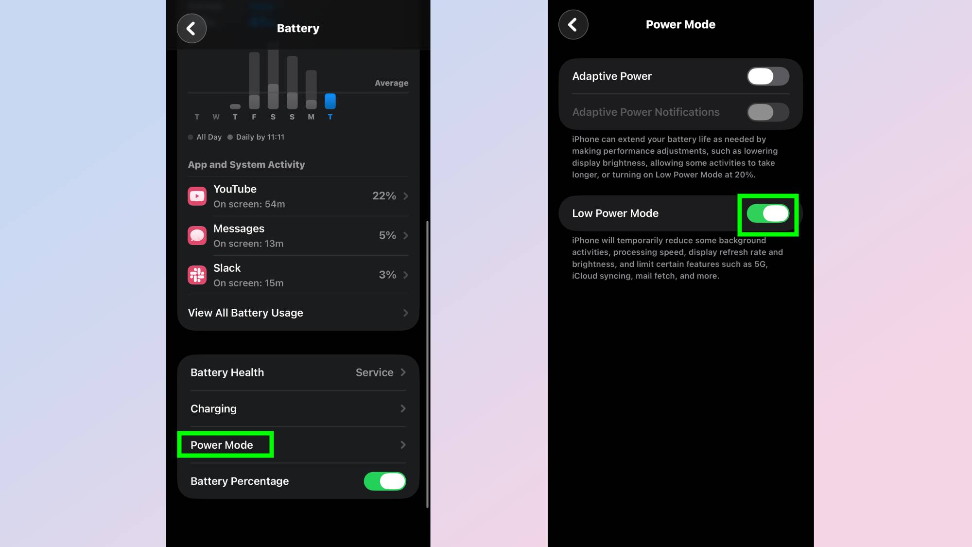 How to turn on Low Power Mode on iPhone 