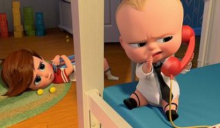 The Boss Baby Baby's making a call