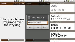 Fontest enables developers to check fonts on Android
