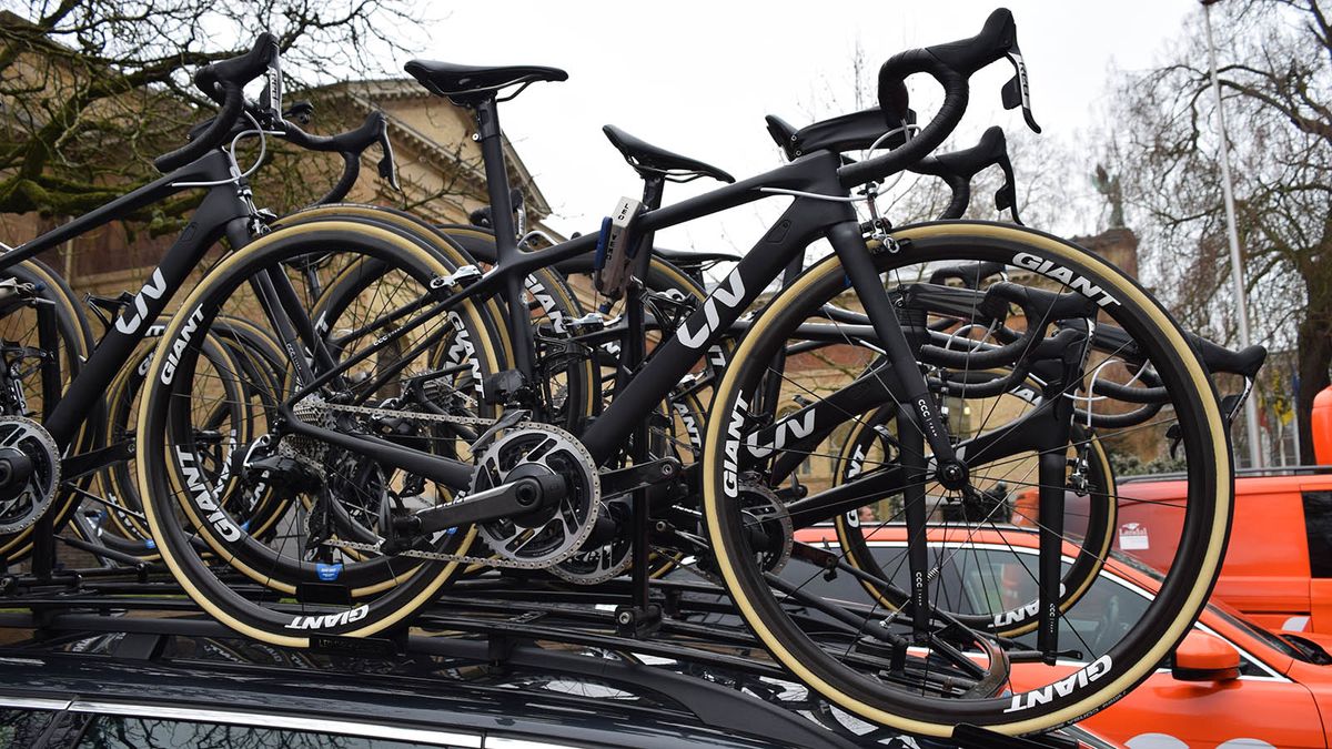 The CCC-Liv Team were another team to be using the new 12-speed groupset from SRAM
