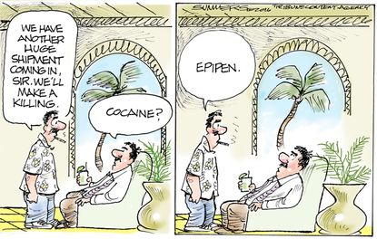 Editorial cartoon U.S. EpiPen