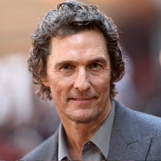 LONDON, ENGLAND - SEPTEMBER 28: Matthew McConaughey attends "The Lost Bus" UK Special Screening at Curzon Mayfair on September 28, 2025 in London, England. (Photo by Gareth Cattermole/Getty Images)