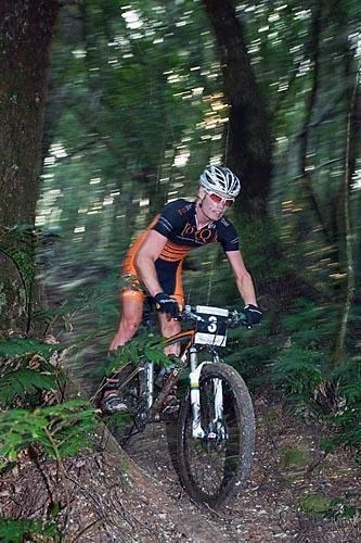 Overall race leader Dan McConnell.