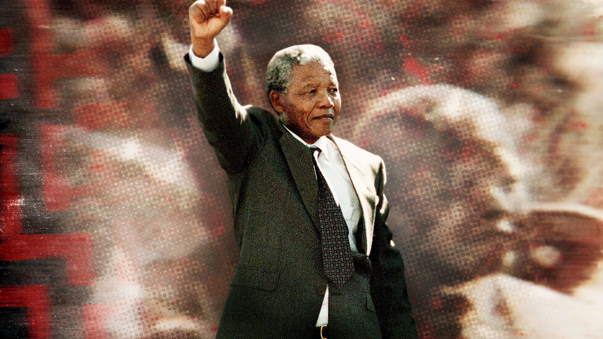 Promotional image for "Free Nelson Mandela" docuseries
