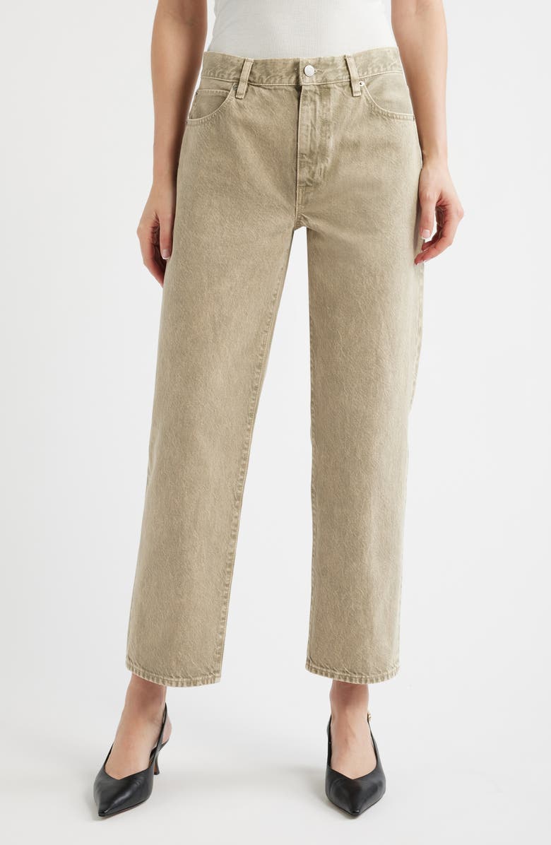 The Hang Mid Rise Ankle Straight Leg Jeans