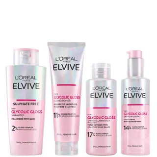 L'oréal Paris Elvive Glycolic Gloss Glossing Routine for Dull Hair