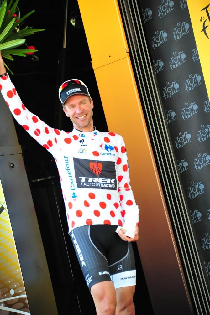 Jens Voigt in the mountains jersey