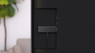 Amazon Fire TV Stick (2020) plugs into an HDMI port